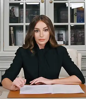 Aliyeva in 2021