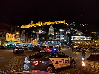 Nachtelijk Gorgasaliplein.