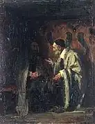 Critiek (discussie tusschen twee Talmudisten) (ca. 1880)