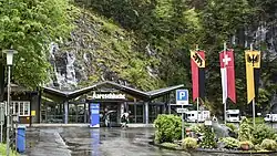 De toegang tot de Aareschlucht