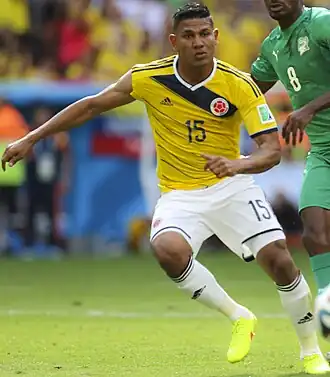 Mejía op het wereldkampioenschap voetbal 2014