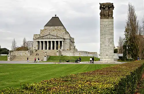 Shrine of Remembrance.