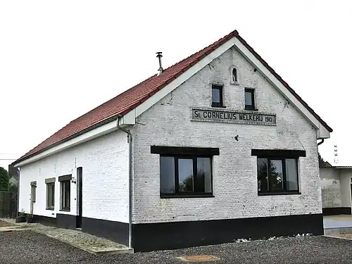 Gebouw van vroegere coöperatieve Melkerij Sint-Cornelius in Solt uit 1910