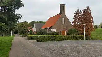 Melkweg, Amsterdam met vooraan de kerk (september 2018)