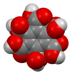 Ruimtelijk model van Mellitinezuur