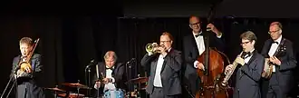 De leden van de Dutch Swing College Band in 2022