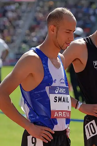 Tijdens de Franse kampioenschappen in 2013