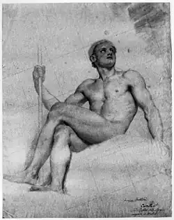 Frescokarton door Anton Raphael Mengs (ca. 1775)