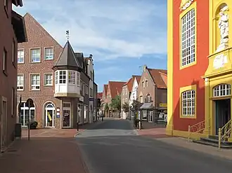 Meppen, bij de Gymnasialkirche