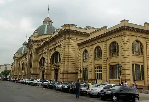Het marktgebouw Mercado Municipal de São Paulo