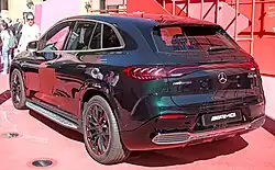 Mercedes-AMG EQE SUV 43 4Matic, achteraanzicht