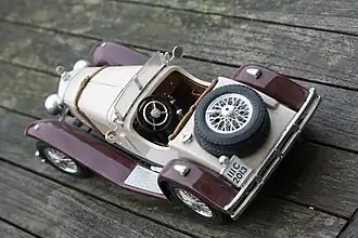1:18 model van een mercedes