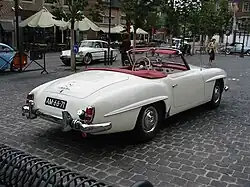 W121 BII 1960 rechter achteraanzicht