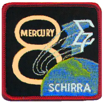 Missiebadge van Mercury MA-8