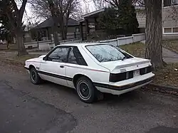Mercury Capri, achteraanzicht