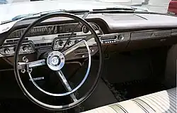 Monterey cabriolet (1962), interieur