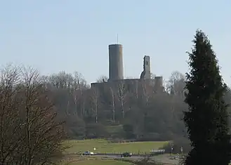 De ruïne van de Burcht Merenberg