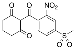 Structuurformule van mesotrione