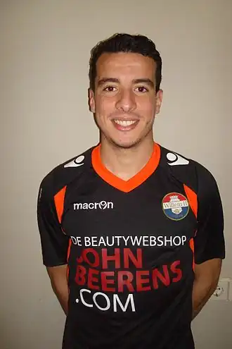 Ali Messaoud in het shirt van Willem II seizoen 2013/2014