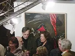 Bernhard De Grendel met Cyr Frimout,Cyrs vrouw & Roger Vansevenant