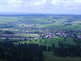 Gezicht op Métabief