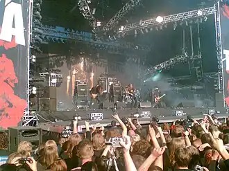 Opeth, live op het Tuskafestival 2006 in Finland