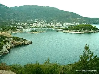 Methana, op het gelijknamige schiereiland