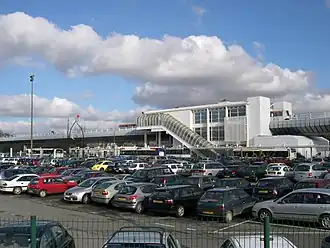 Stationsgebouw van station Basso-Cambo