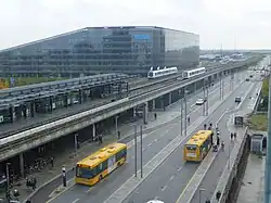 Station en omgeving gezien uit het noorden.