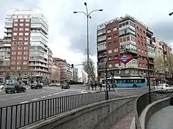 De noordelijke ingang van het station