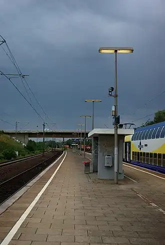 Perron van station Maschen (2011)