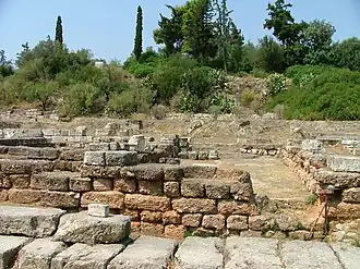 Restanten van het Metroön van Athene