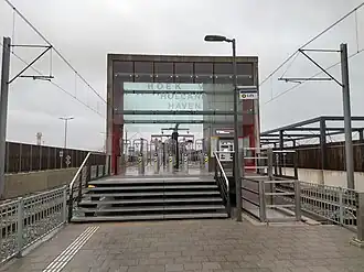 Metrostation Hoek van Holland Haven in 2023.