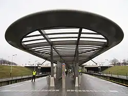 Perronkap metrostation Noorderpark