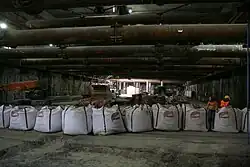 Bouwput station Rokin, juni 2009.