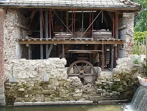 Doorzicht op binnenwerk tijdens restauratie in 2021