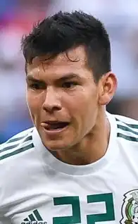 Lozano in 2018 als speler van Mexico
