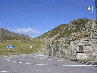 De pashoogte van de San Marcopas