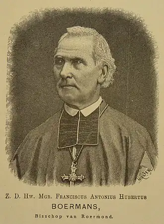 Mgr. F. A. H. Boermans, bisschop van Roermond