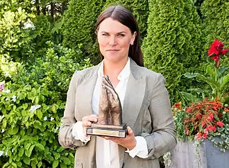 Mia Skäringer met de Lisebergsapplåden (2015)