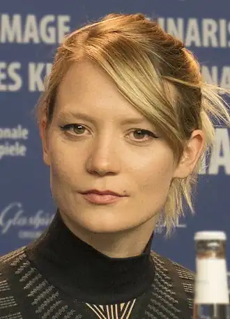 Wasikowska tijdens het filmfestival van Berlijn in 2018