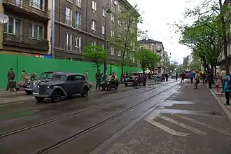 De eerste opnamedag op 11 mei 2013 in Warschau.