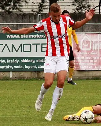 Helik in 2018 als speler van Cracovia Kraków