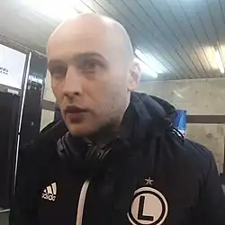 Pazdan in 2018 met Legia Warschau