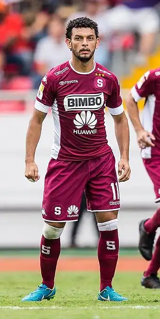 Michael Barrantes in 2018 als speler van Deportivo Saprissa