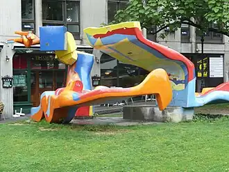 Speelsculptuur Lieu dit (1975) in Bazel