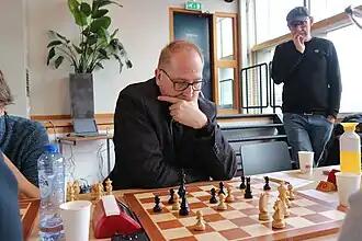 Wunnink bij het Amsterdam Chess Open 2023
