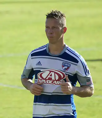 Michel in het shirt van FC Dallas