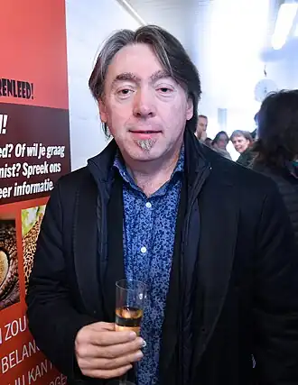 Michel Vandenbosch tijdens de opening van een Dierenopvangcentrum in Zemst