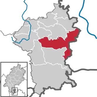 Kaart van Michelstadt